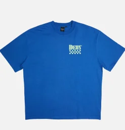 DEUS T-shirts<Trip Tee  Blue