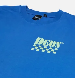 DEUS T-shirts<Trip Tee  Blue
