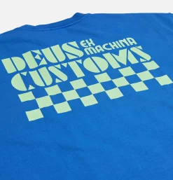 DEUS T-shirts<Trip Tee  Blue