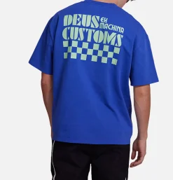 DEUS T-shirts<Trip Tee  Blue