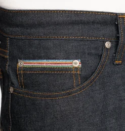 NAKED & FAMOUS Jeans<True Guy Dia De Los Muertos Indigo