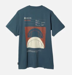 SNOW PEAK T-shirts<T-shirt Alpha Breeze Blue