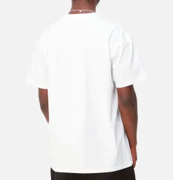 CARHARTT WIP T-shirts<T-shirt American Script White