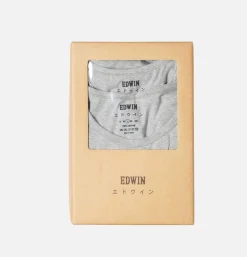 EDWIN T-shirts<T-shirt Double Pack Gris