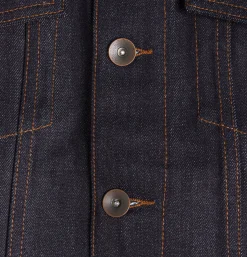 UNBRANDED BRAND Vestes<UB901 14.5oz Indigo Selvedge Jacket