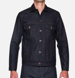 UNBRANDED BRAND Vestes<UB901 14.5oz Indigo Selvedge Jacket