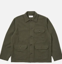 UNIVERSAL WORKS Vestes<Utility Jacket Wool Olive
