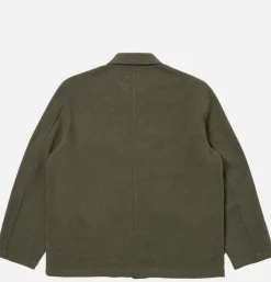 UNIVERSAL WORKS Vestes<Utility Jacket Wool Olive
