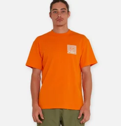 DEUS T-shirts<Uv Tee Orange Ochre