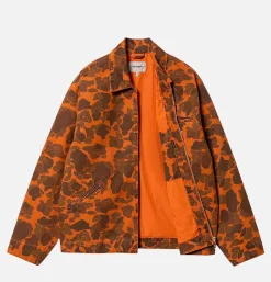 CARHARTT WIP Vestes<Veste Detroit Camo Duck Tumeric