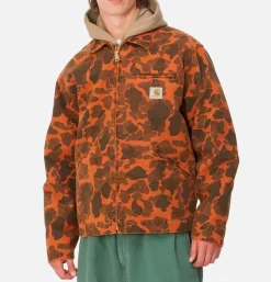 CARHARTT WIP Vestes<Veste Detroit Camo Duck Tumeric