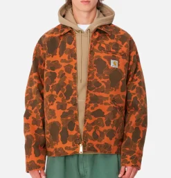 CARHARTT WIP Vestes<Veste Detroit Camo Duck Tumeric