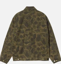 CARHARTT WIP Vestes<Veste Detroit Camo Office Green
