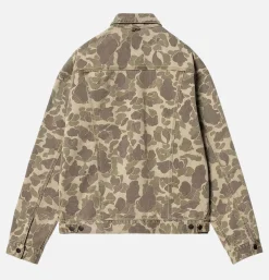 CARHARTT WIP Vestes<Veste Duck Helston Noire Camo
