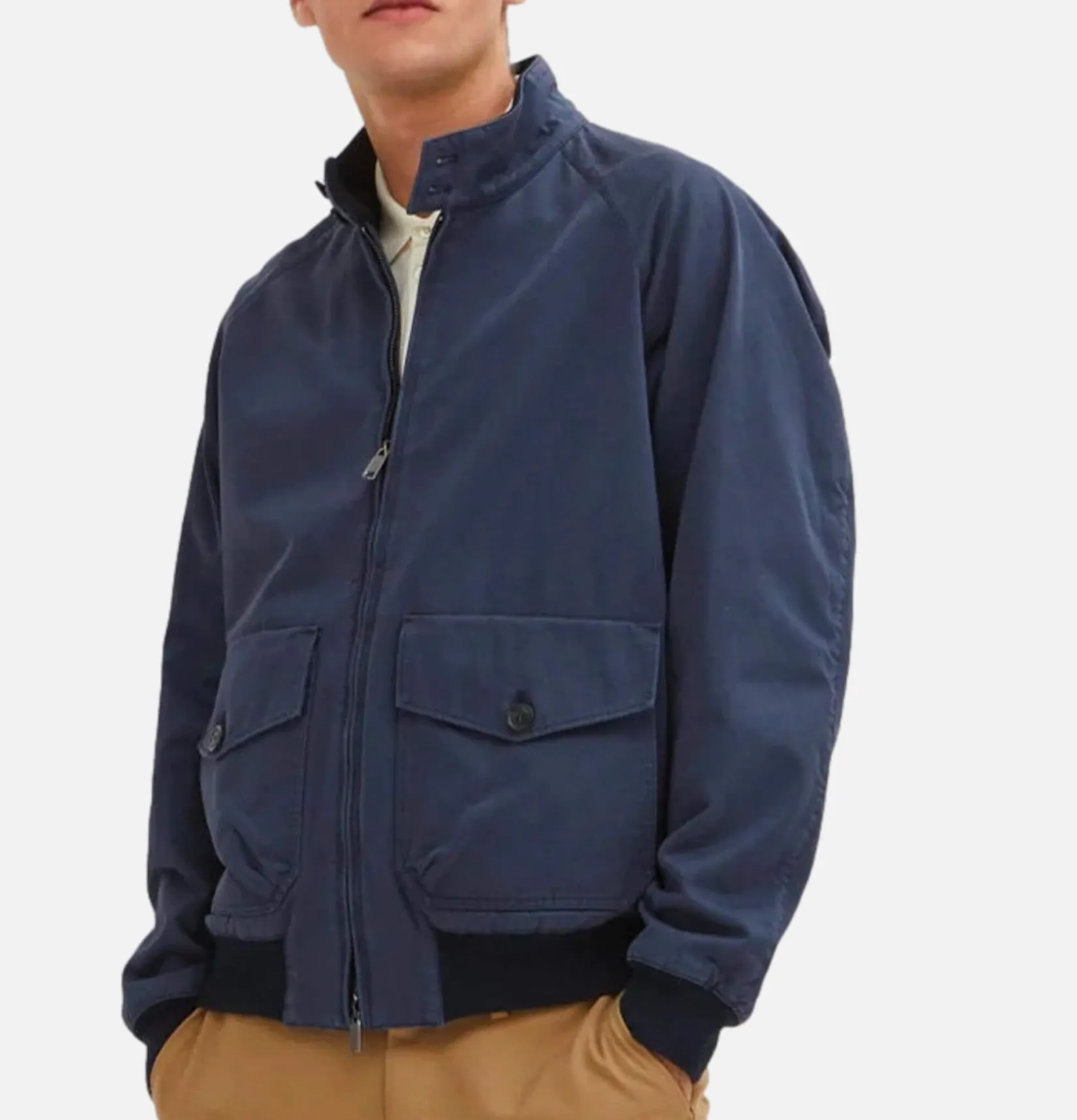 BARACUTA Vestes<Veste G9 Gabardine Navy