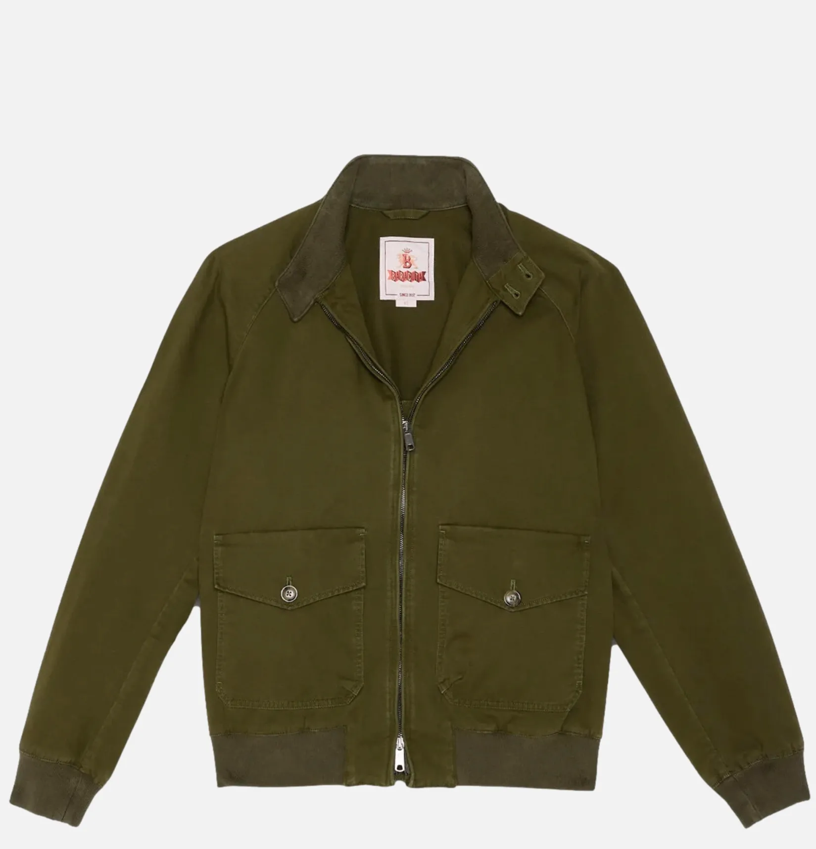 BARACUTA Vestes<Veste G9 Gabardine Olive