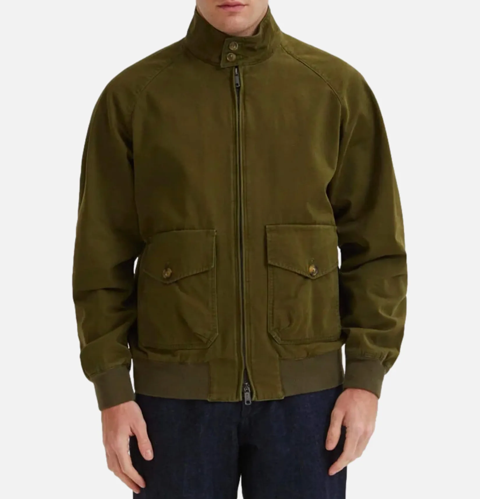 BARACUTA Vestes<Veste G9 Gabardine Olive