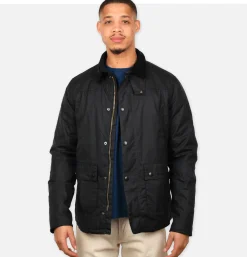 BARBOUR Blousons & Manteaux<Veste Reelin Wax Navy