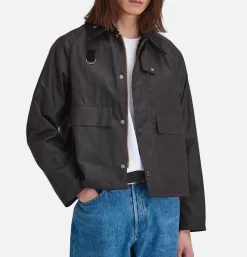 BARBOUR Blousons & Manteaux<Veste Spey Wax Jacket Rustic