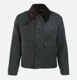 BARBOUR Blousons & Manteaux<Veste Spey Wax Jacket Sage