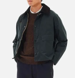 BARBOUR Blousons & Manteaux<Veste Spey Wax Jacket Sage