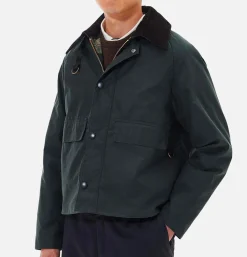 BARBOUR Blousons & Manteaux<Veste Spey Wax Jacket Sage