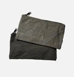 PUEBCO Petite Maroquinerie<Vintage Tent Pouch Neon Green