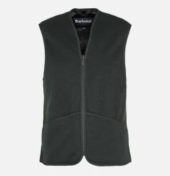 BARBOUR Vestes<Warm Pile Waiscoat Zip Sage