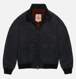 BARACUTA Vestes<Waxed G9 Af Pocket Dark Navy
