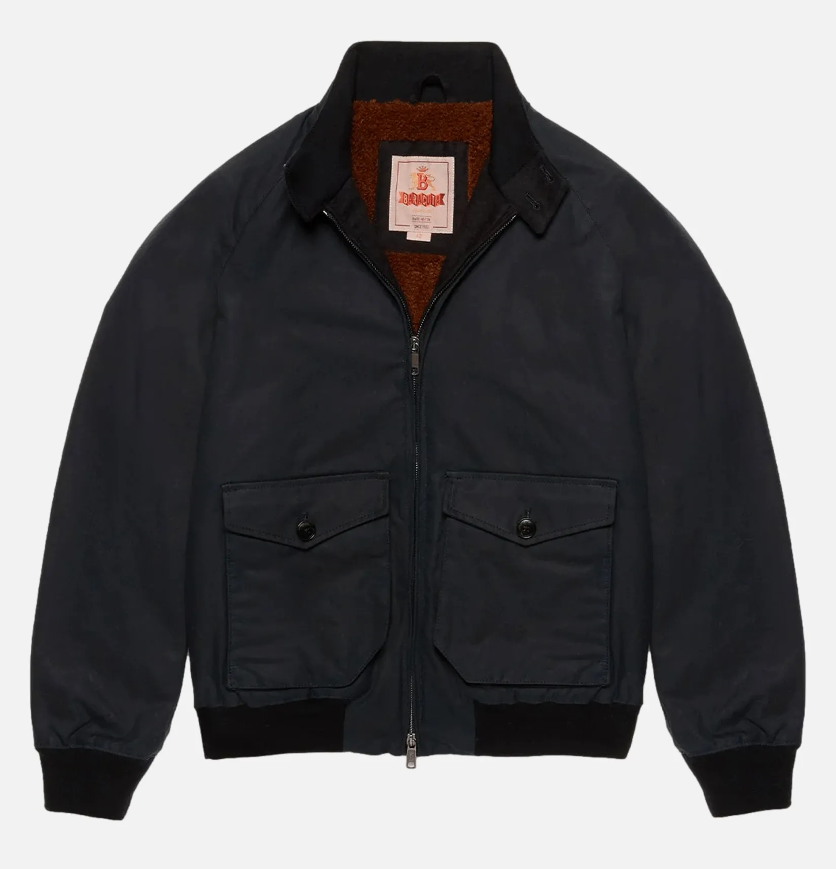 BARACUTA Vestes<Waxed G9 Af Pocket Dark Navy