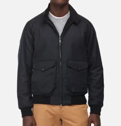 BARACUTA Vestes<Waxed G9 Af Pocket Dark Navy