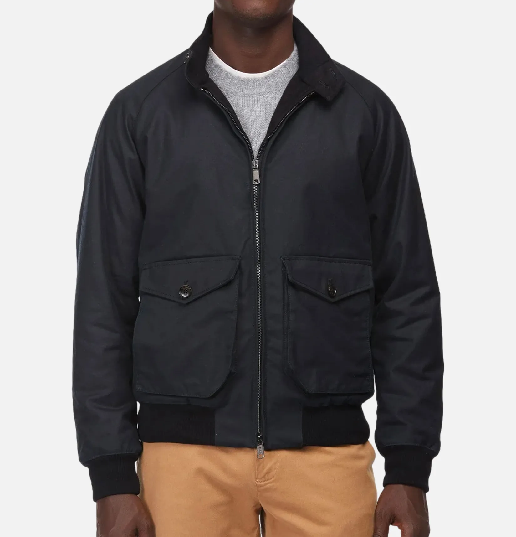 BARACUTA Vestes<Waxed G9 Af Pocket Dark Navy