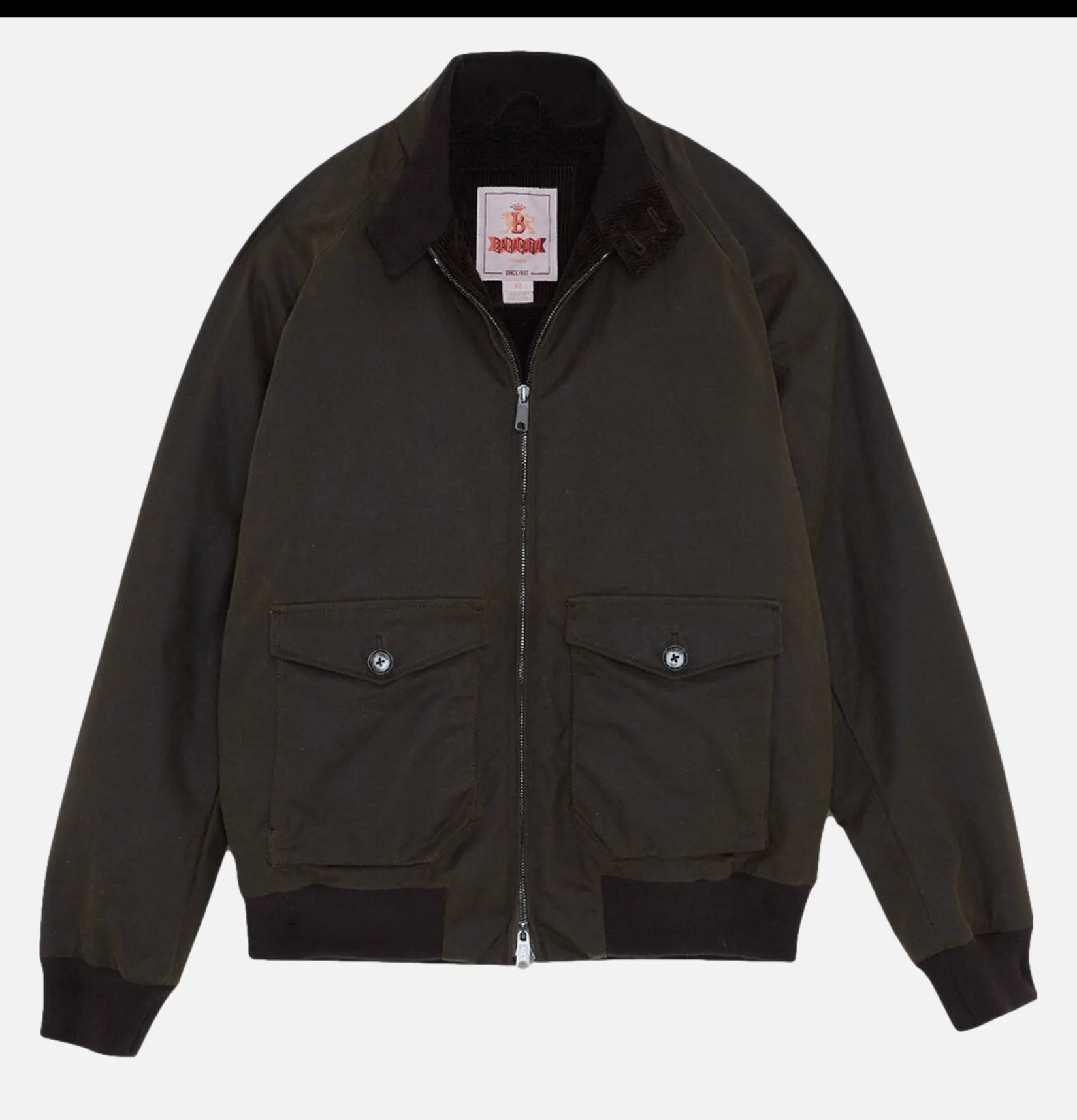 BARBOUR Vestes<Waxed G9 Af Pocket Deep Moss