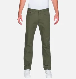 NAKED & FAMOUS Jeans<Weird Guy Army Green Duck Sel