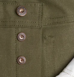 NAKED & FAMOUS Jeans<Weird Guy Army Green Duck Sel