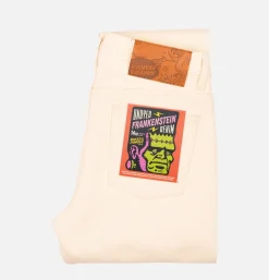 NAKED & FAMOUS Jeans<Weird Guy Undyed Frankenstein