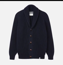 PEREGRINE Pulls & Cardigans<Wilkinson Cardigan Wool Navy