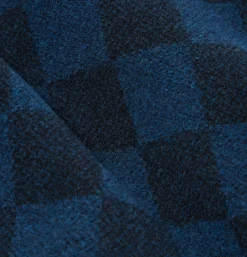 UNIVERSAL WORKS Blousons & Manteaux<Windcheater Jacket Navy Checkerboard