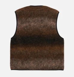 UNIVERSAL WORKS Vestes<Wool Zip Liner Ombre Brown