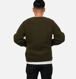 COLDBREAKER Sweats & Polaires<Zip Up Vee Cardigan Khaki
