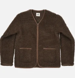 COLDBREAKER Sweats & Polaires<Zip Up Vee Dark Brown