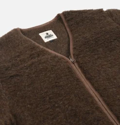 COLDBREAKER Sweats & Polaires<Zip Up Vee Dark Brown