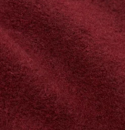 UNIVERSAL WORKS Vestes<Zip Waistcoat Wool Deep Red